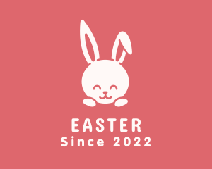 Cute Baby Bunny logo design