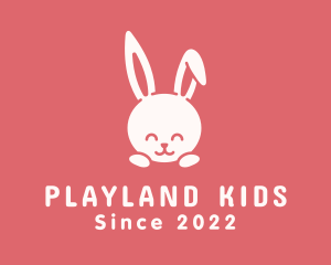 Cute Baby Bunny logo design