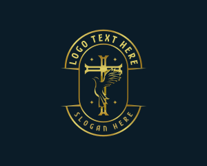 Christian - Dove Cross Ministry logo design