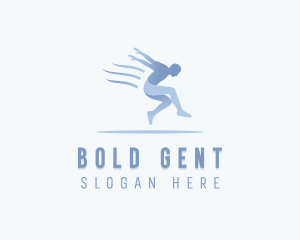 Sports Athlete Man logo design