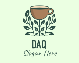Gardening - Coffee Cup Plant logo design
