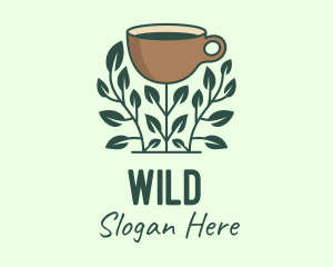 Mocha - Coffee Cup Plant logo design