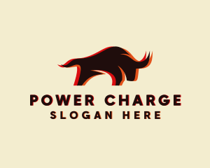 Charging - Charging Bull Restaurant logo design