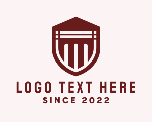 Government - Architecture Column Shield logo design