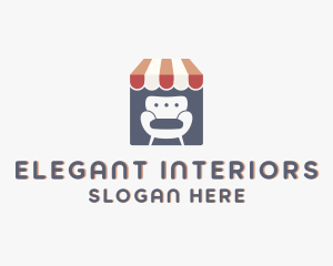 Chair Couch Furniture  logo design