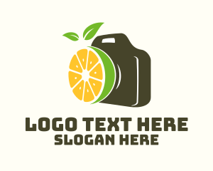 Beverage - Citrus Fruit Camera logo design