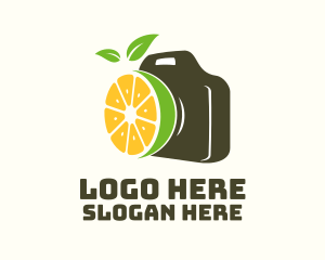 Film - Citrus Fruit Camera logo design