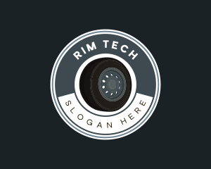 Rim - Tire Wheel Vulcanizing logo design