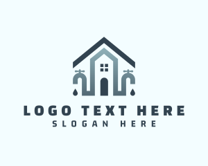 Tradesman - Housing Faucet Plumbing Maintenance logo design