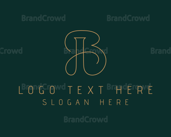 Modern Boutique Letter B Logo