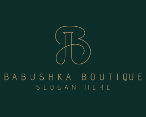 Modern Boutique Letter B  logo design