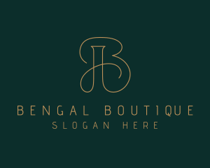 Modern Boutique Letter B  logo design