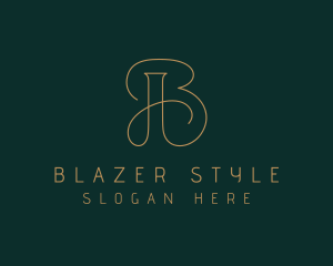 Modern Boutique Letter B  logo design