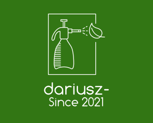 Watering Can - Watering Bottle Leaf logo design
