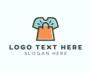 T-shirt Shopping Bag Ecommerce Logo