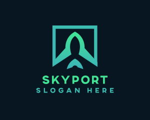 Airport - Aircraft Aviation Airport logo design