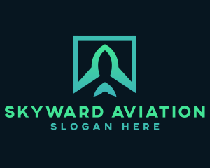 Aircraft Aviation Airport logo design