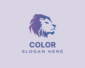 Feline - Gradient Lion Animal logo design