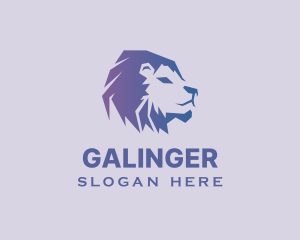 Fierce - Gradient Lion Animal logo design