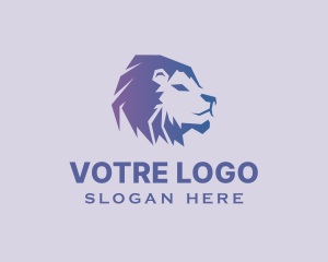 Carnivore - Gradient Lion Animal logo design