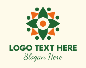 Bloom - Festive Spring Flower logo design