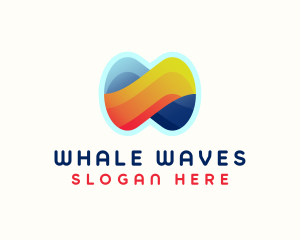 Liquid Fire Wave logo design