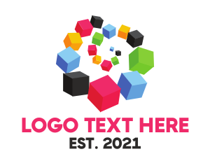 Group - Box Spiral logo design