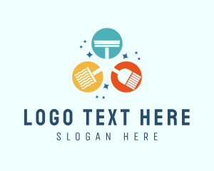 Sanitation - Home Cleaning Tools logo design