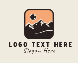 Mountain - Travel Valley Photograph logo design