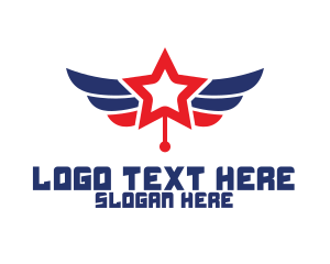 Modern Star Wing Logo