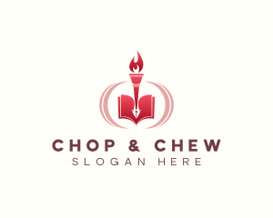 Blog - Torch Book Blog logo design