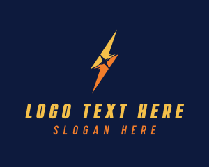 Energy - Lightning Bolt Power logo design