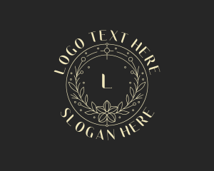Emblem - Floral Boutique Eco logo design