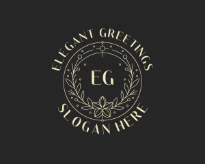 Floral Boutique Eco logo design