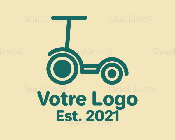 Green Kick Scooter Logo