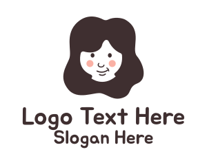 Sister - Happy Girl Salon logo design