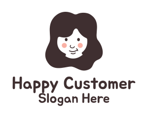 Happy Girl Salon   logo design