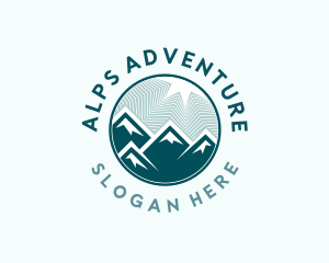 Mountaintop Alps Adventure logo design