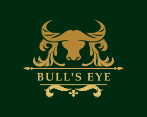Bull Barbeque Ornament logo design