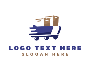 Freight - Delivery Package Express logo design