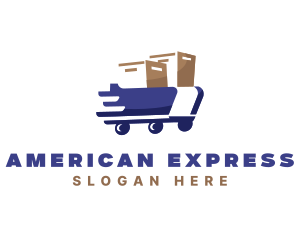 Delivery Package Express logo design