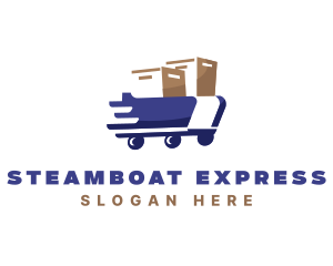 Delivery Package Express logo design