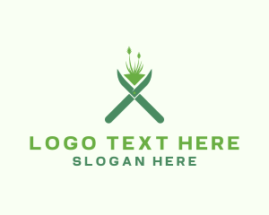 Shears - Garden Scissor Landscaping logo design