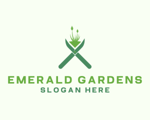 Garden Scissor Landscaping logo design