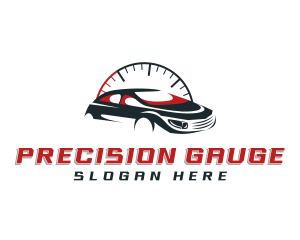 Automotive Car Gauge Meter logo design