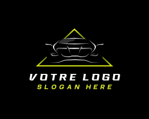 Automotive - Luxury Car Mechanic Sedan logo design