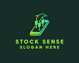 Stocks - Digital Stocks Mobile logo design