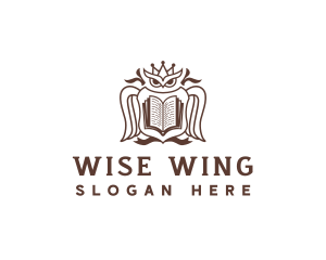 Owl Learning Book  logo design