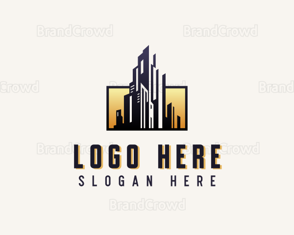 High Rise Building Property Logo