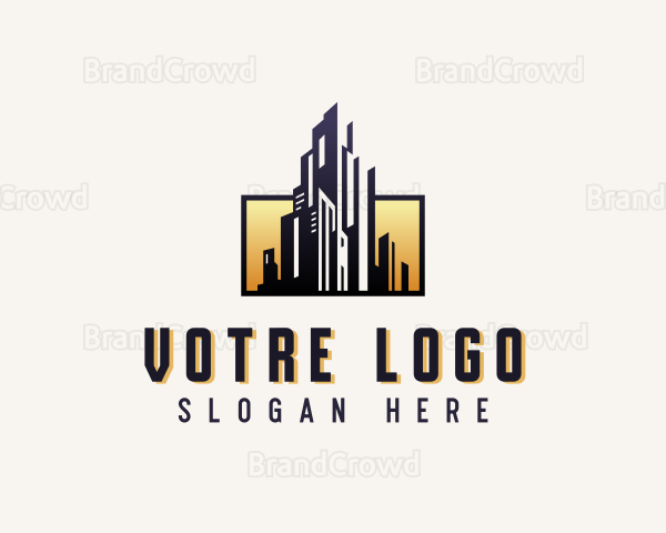 High Rise Building Property Logo